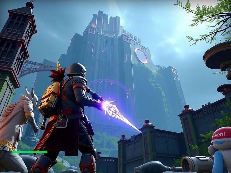 Visual representation of complex Warframe mod configurations on a futuristic interface