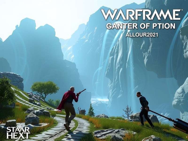 Warframe Excalibur in action on PC