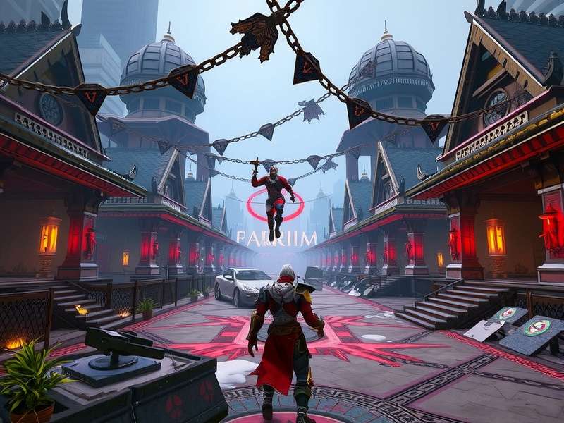 Warframe Mobile Gameplay Interface Showcasing Touch Controls