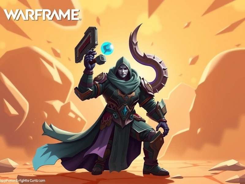 Warframe Mobile 2025 gameplay screenshot showing Excalibur in action on a modern smartphone