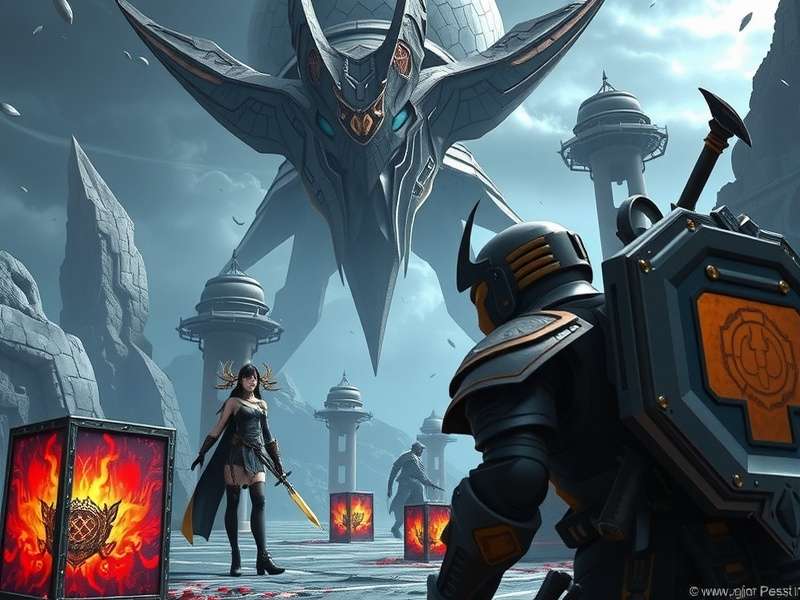 Visual evolution of Warframe showing anime-inspired character and environment design