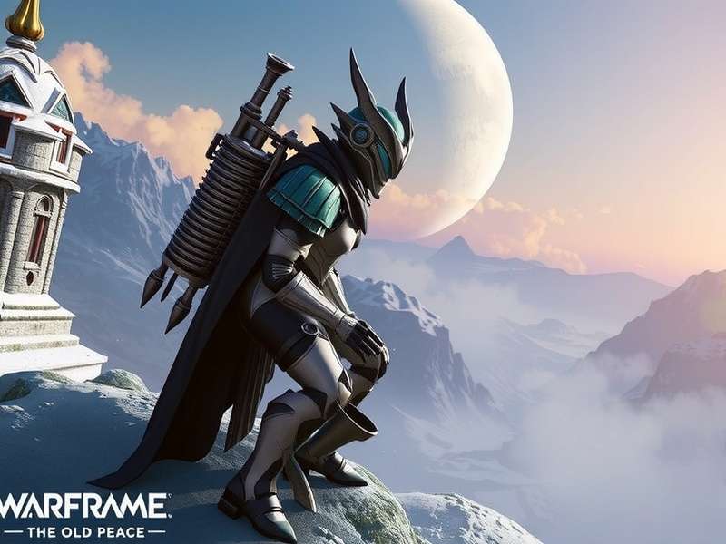 Orokin Tower architecture showcasing the golden halls of the Old Peace era