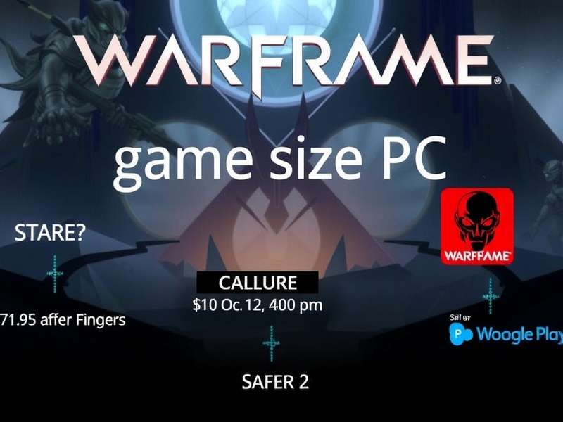 Visual breakdown of Warframe's PC game file size allocation across folders