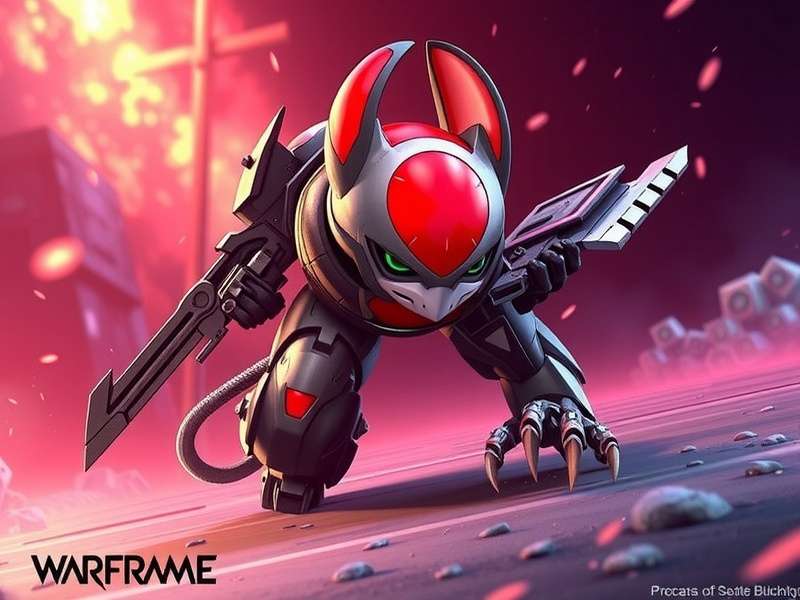 Warframe Ironmouse Crossover Event Banner showing Ironmouse themed Glyph and cosmetic items