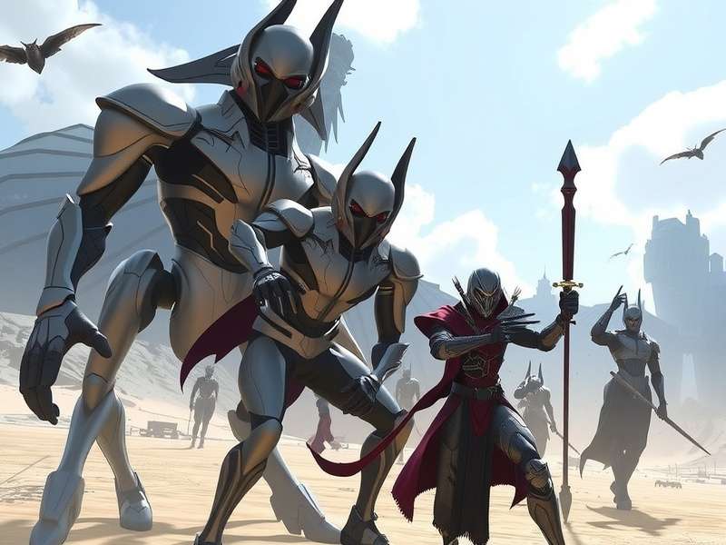 Warframe in action showcasing parkour and combat