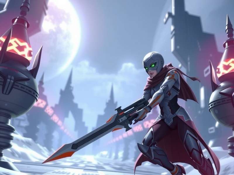 Teaser image of Anime Warframe game showing stylized Tenno in anime art style