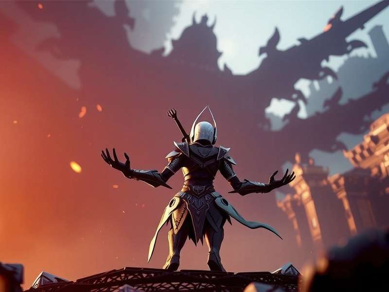 Warframe Gamescom 2025 main stage with massive screens showcasing Warframe gameplay and crowd
