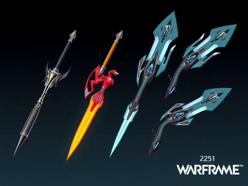 Warframe Game Evolution Weapons showcase featuring Braton, Kuva, Tenet and Incarnon weapons