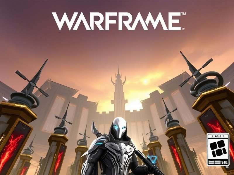 Warframe Tenno character standing in the Orbiter with a glowing sword, representing the Indian player guide